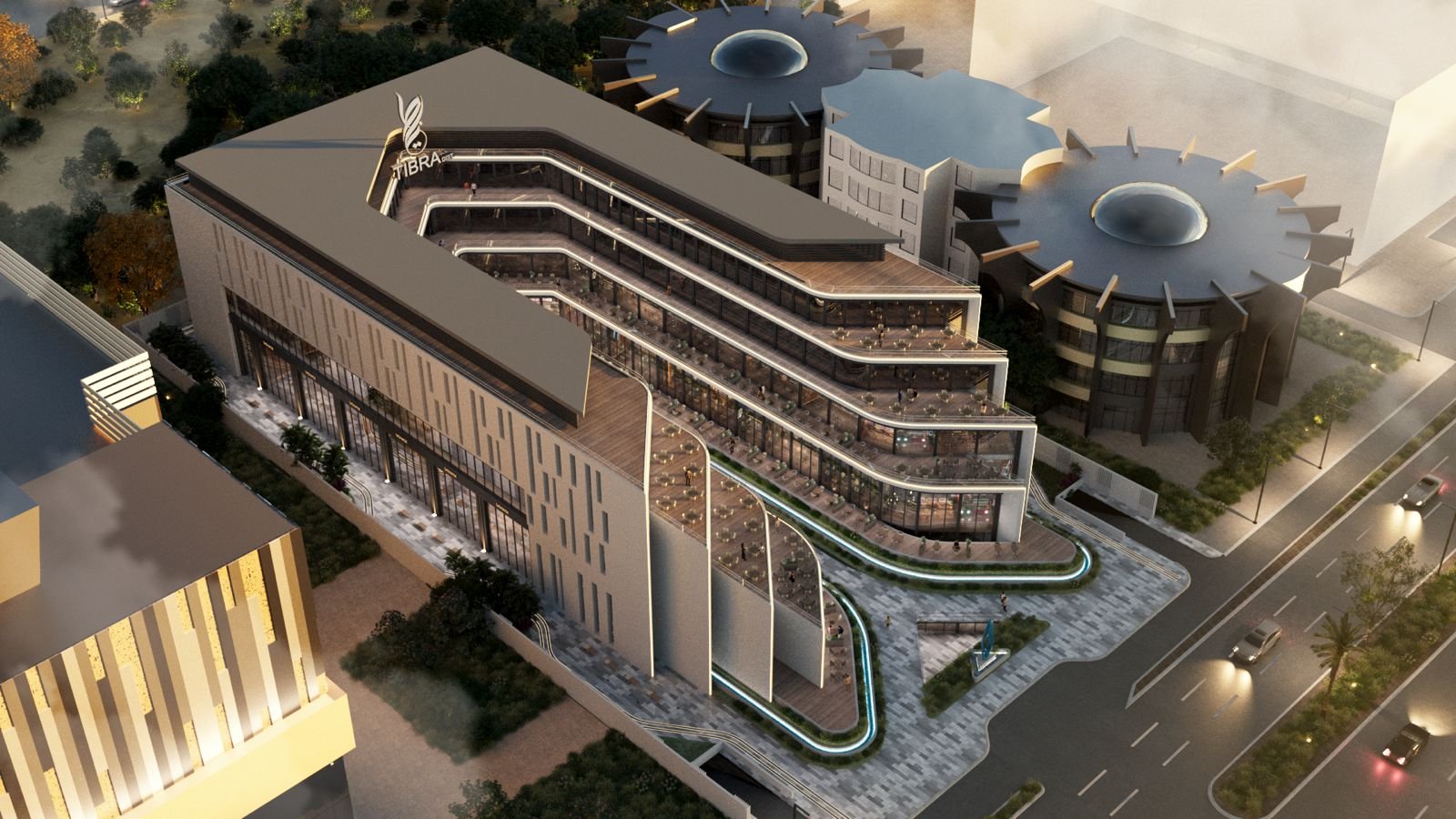 تيبرا مول اول واجهة ترفيهية علي المحور المركزي في قلب اكتوبر🚨